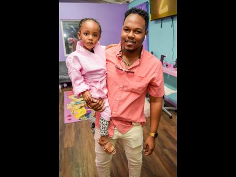 Credit: Contributed Businessman Cadeem Mullings and his daughter, Mia Alexis.