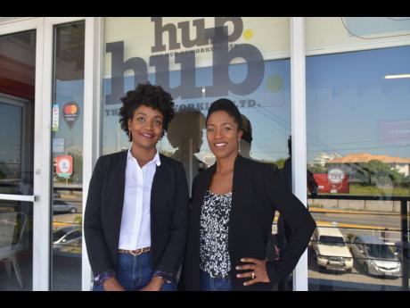 Managing Director of Kingston Hub Coworking Joelle Smith (left) and Managing Director of Kingston Creative Andrea Dempster Chung.