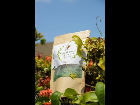 Herbal Green Tea Scrub not only feels good but it is good for you. 