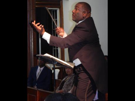 Credit: File Franklin Halliburton conducting the Philharmonic Orchestra of Jamaica.