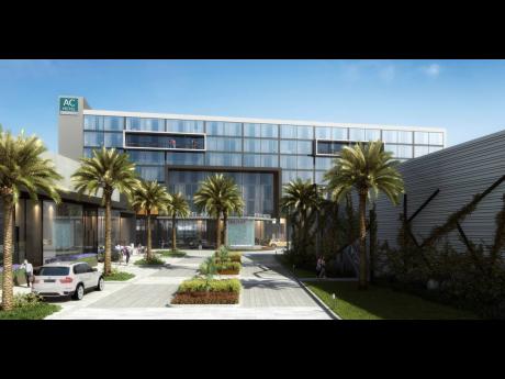 The entrance to the new AC Hotel Kingston.