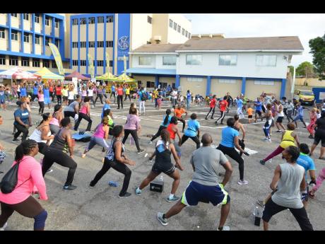 Credit: Kenyon Hemans
Close to 300 persons turned out for the launch of Season 3 of The Gleaner’s Fit 4 Life health and fitness programme at the media house’s 7 North Street, Kingston, headquarters.