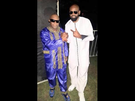 Ricky Stereo (left) and Stitchie meet up in Atlanta, Georgia, after 32 years.