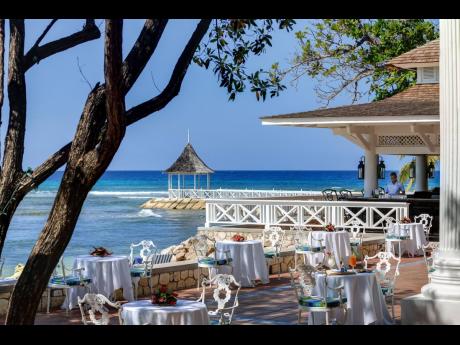 The Cedar Bar at the fabulous Half Moon in Montego Bay.