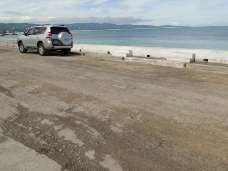 A section of Kent Avenue in Montego Bay under recent rehabilitation.