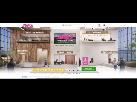 Credit: Contributed A view of Jamaica Virtual Expo dashboard.