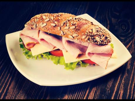Sandwiches can be calorie dense when the condiments and type of meat is factored in. And then there is bread. Two slices, 260 calories, and we haven’t added the butter yet.