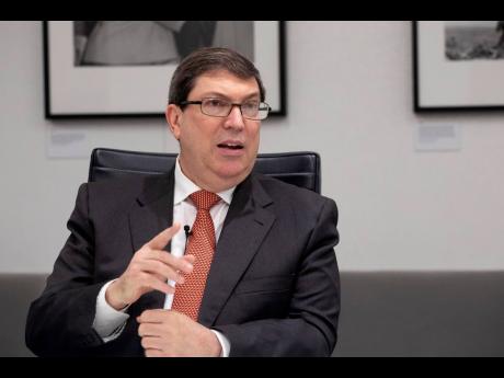 Cuban Foreign Minister Bruno Rodriguez. 