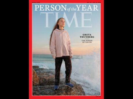 This photo provided by Time magazine shows Greta Thunberg, who has been named Time’s youngest ‘Person of the Year’ on Wednesday yesterday. The media franchise said Wednesday on its website that Thunberg is being honored for work that transcends backgrounds and borders. 