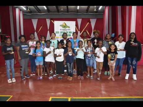 Winners of the WIM DRP Ladies Chess Tournament. 