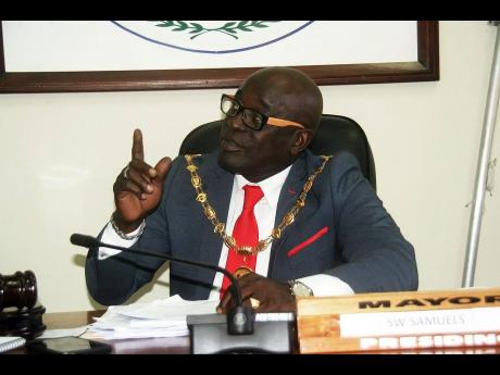 Mayor of Lucea Sheridan Samuels.