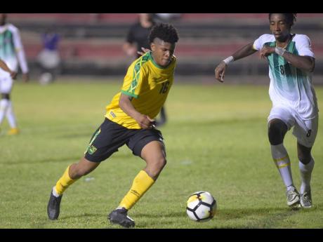Member of Jamaica’s Under 22 team Nicque Daley