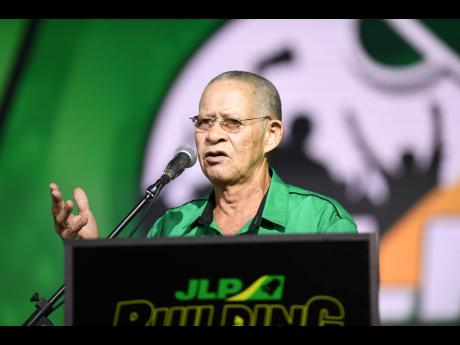 Former prime minister of Jamaica, Bruce Golding.