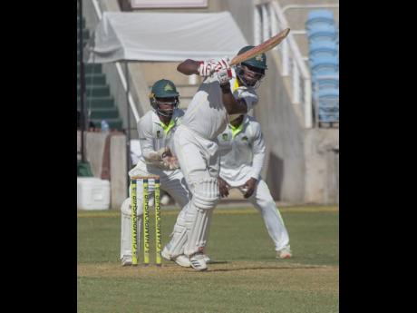 Credit: Lennox Aldred Paul Palmer Jr ... scored unbeaten 114.