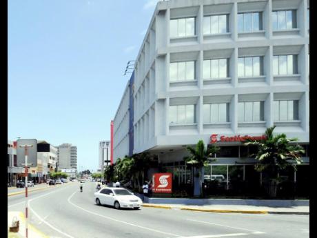 
The Scotiabank branch on Knutsford Boulevard, New Kingston.