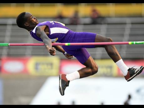 Anthony Willis of Kingston College wins the Class Three boys high jump with a leap of 1.81 metres at last year’s ISSA/GraceKennedy Boys and Girls’ Championships.