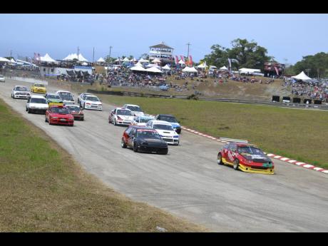 Motor racing at Dover Raceway in St Ann. 