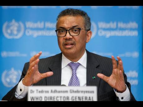 Tedros Adhanom Ghebreyesus, director general of the World Health Organization.
