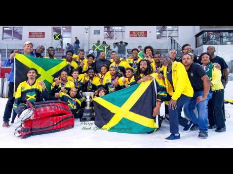 Members of the senior men’s ice hockey team, management and fans.