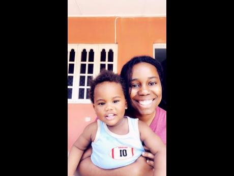 
Shamara Allen and baby Israel, moving ahead of his time.