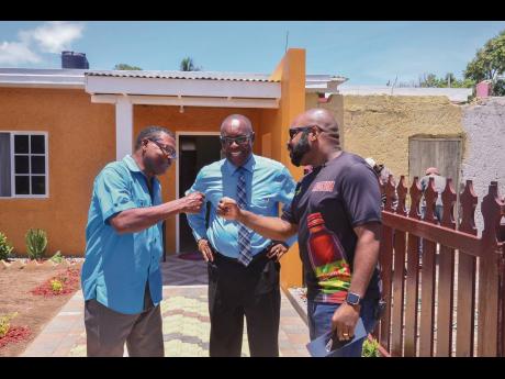 J. Wray & Nephew Ltd’s Magnum Tonic Wine, along with the Portmore Municipal Corporation, recently assisted a resident of Braeton in St Catherine with a house renovation and contribution to groceries for a year. The upgraded house was handed over on Monda