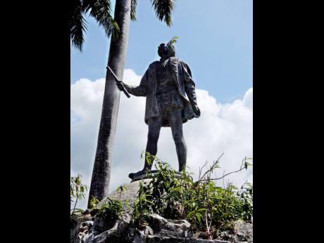 Statue of Christopher Columbus.