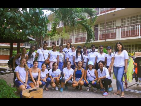 Mukkle Thrift’s group of volunteers at their fourth pop-up shop hosted at Campion College, July 6, 2019.