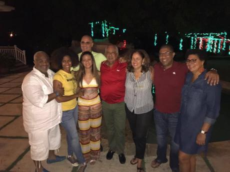 
D.K. Duncan with his biological and stepchildren (from left) Nevada Powe, Imani Duncan-Price, Khia Josina Duncan, Keith Duncan, Donna Duncan, Sheldon Powe, and Patricia Duncan Sutherland.