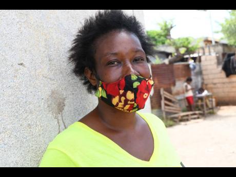 Credit: Rudolph Brown/Photographer Kaysha Lindo, 36-year-old resident of Trench Town, says that since losing her job, she has been finding it hard to support her seven children.