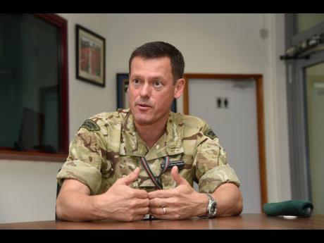 Lt Col Simon Westlake, UK defence attaché to Jamaica.