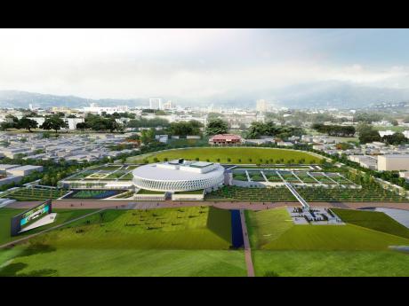 Design Collaborative’s winning design for the new Parliament Building themed ‘Out of Many, One People’.
