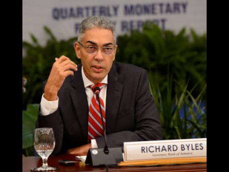 
Governor of the Bank of Jamaica, Richard Byles.