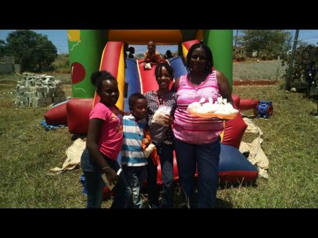 Last year’s Christmas treat hosted by the DWL Foundation in Bellevue in St Elizabeth.