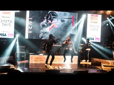 Dexta Daps and Masicka light up the virtual Sunsplash stage.