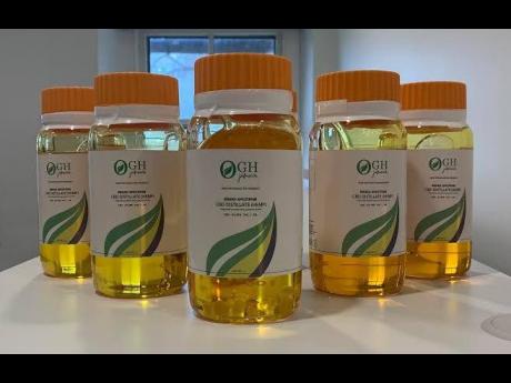CBD oil produced by the Trelawny-based Organic Growth Holdings.