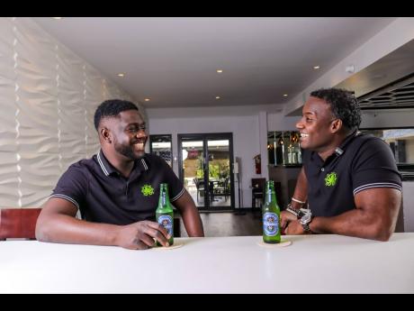 Taje Samuels (left) and Ryan Mitto, co-founders of WELLSKILL Entertainment, share stories of how they handle attempts by underage patrons to drink at events.