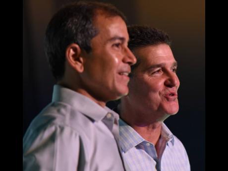 Wisynco CEO Andrew Mahfood (left) and Chairman William Mahfood.