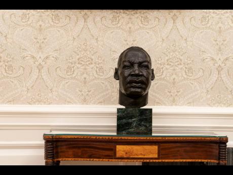 A bust of civil rights icon Martin Luther King Jr, whose life and legacy was recently commemorated on Martin Luther King Jr Day last Monday, sits beside Rosa Parks’s sculpture. 