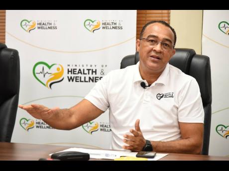 Minister of Health and Wellness, Dr Christopher Tufton.