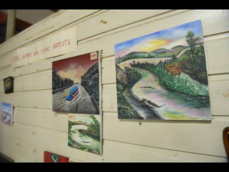 Some of Jay Jay’s artwork.