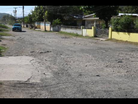 Credit: Photo by Christopher Serju Bybrook Avenue, which intersects with Gordon Terrace in New Haven, St Andrew, is desperately in need of resurfacing.