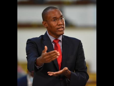 Finance Minister Dr Nigel Clarke.