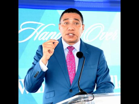 Prime Minister Andrew Holness.