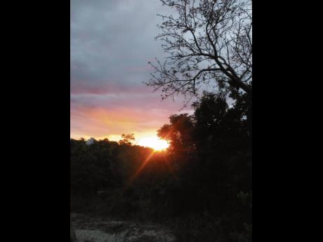 
Sunset in Stanmore, St Elizabeth. 