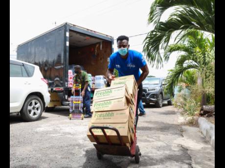 A donation on March 30 from Wisynco to the National Council on Drug Abuse totalled 165 cases or 4,500 bottles for the council’s ‘Tek It to Dem’ Campaign that provides counselling, testing and food for the homeless and at-risk groups in St Ann, St Jam