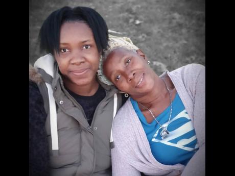 Jhaniele Fowler and mom