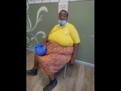 
Vendor Paulene Higgins, who was allegedly beaten by a security guard at the Charles Gordon Market in Montego Bay, St James, on Thursday night.