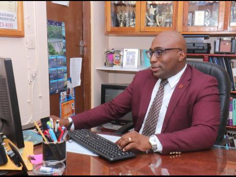 Leighton Johnson, principal, Muschette High School.