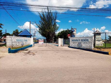 Manning’s School entrance.