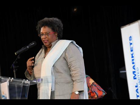 Prime Minister of Barbados, Mia Mottley.